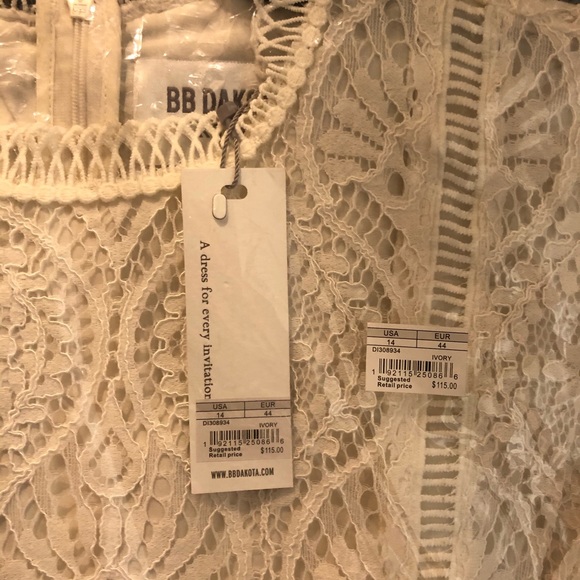 NWT BB Dakota RSVP On The List Dress SZ14 - Picture 8 of 9